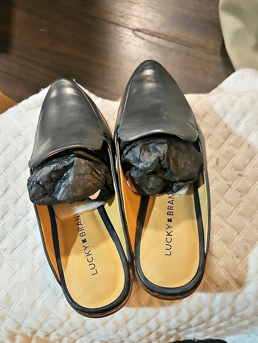 Lucky Brand Lisinda Mule Black Slip-On Mules